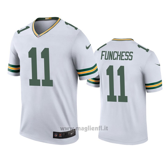 Maglia NFL Legend Green Bay Packers Devin Funchess Bianco Color Rush
